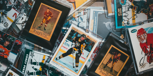 picture of scattered sports cards