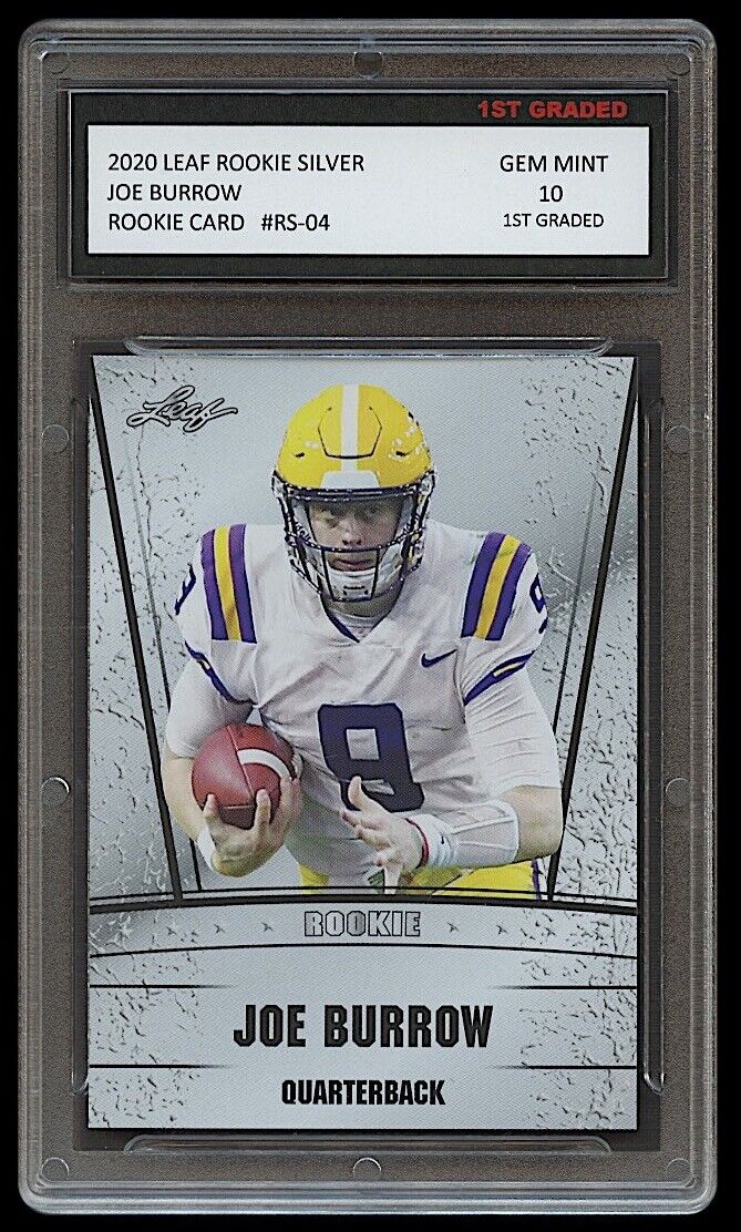 Joe Burrow 2020 Leaf Draft Rookie Card #Rs-04 (Gem Mint 10)