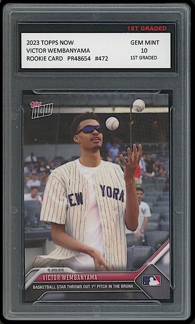 Victor Wembanyama 2023 Topps Now Rookie Card #472 (Gem Mint 10)