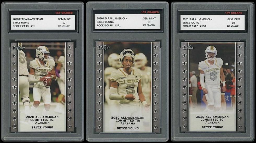 Bryce Young 2020 Leaf All-American Set Rookie Card (Gem Mint 10)