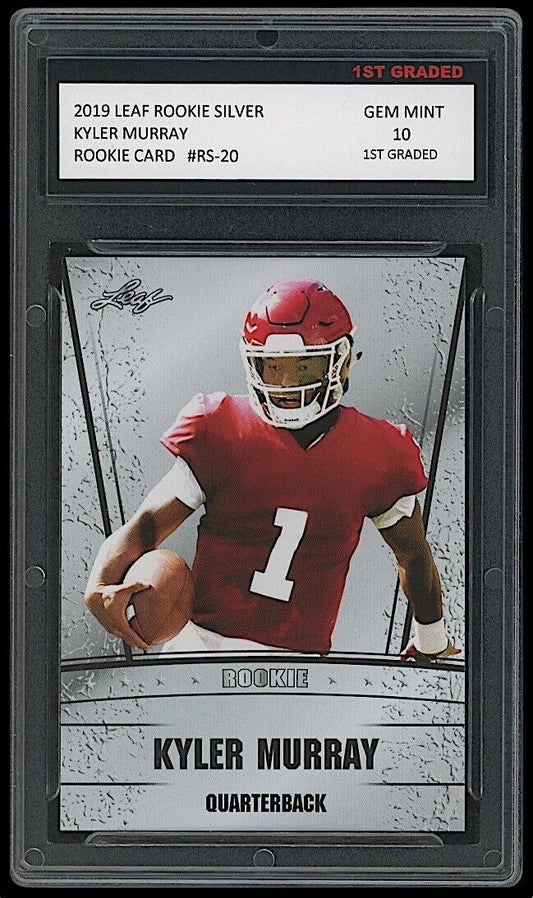 Kyler Murray 2019 Leaf Silver Rookie Card #RS-20 (Gem Mint 10)