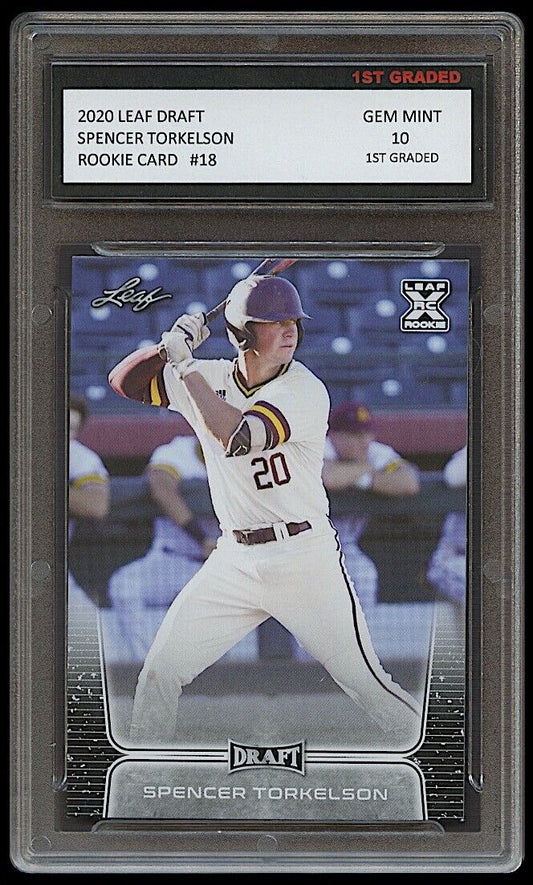 Spencer Torkelson 2020 Leaf Draft Rookie Card #18 (Gem Mint 10)