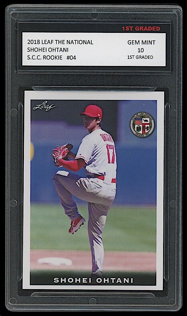 Shohei Ohtani 2018 The National #04 Rookie Card (Gem Mint 10)
