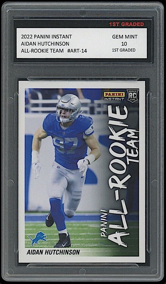 Aidan Hutchinson 2022 Panini Instant All-Rookie Team Rookie Card #ART-14