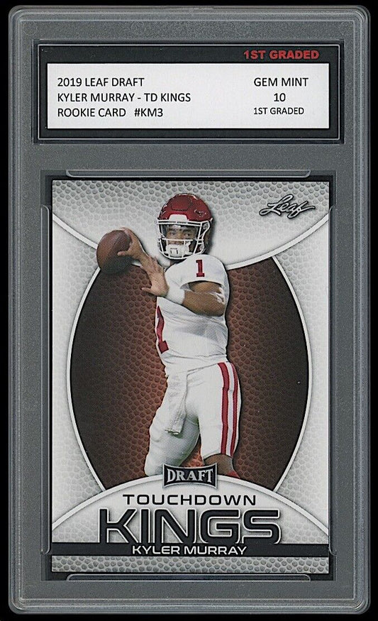 Kyler Murray 2019 Leaf Draft Touchdown Kings Rookie Card #KM3 (Gem Mint 10)