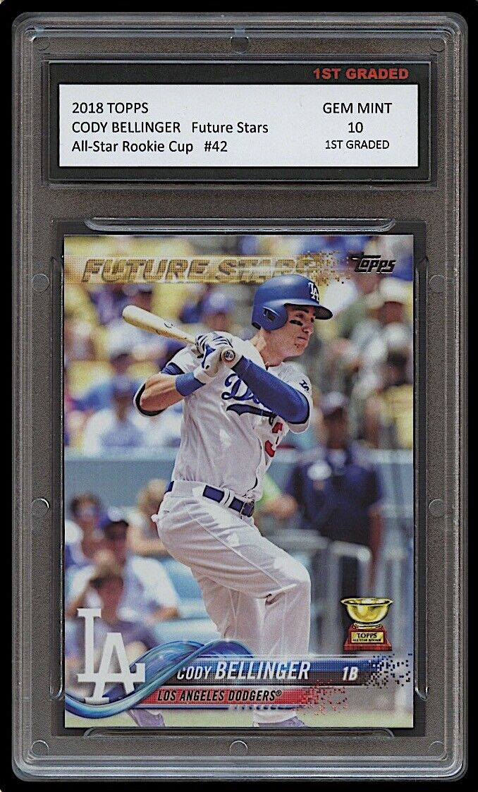 Cody Bellinger 2018 Topps Rookie Gold Cup #42 (Gem Mint 10)