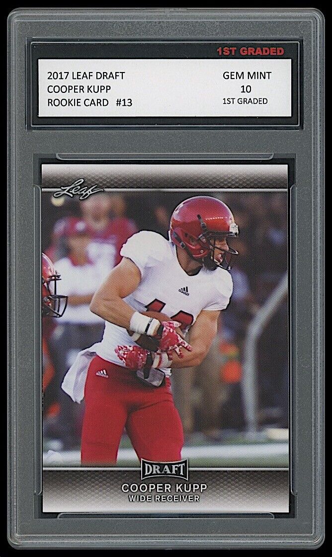 Cooper Kupp 2017 Leaf Draft Rookie Card (Gem Mint 10)