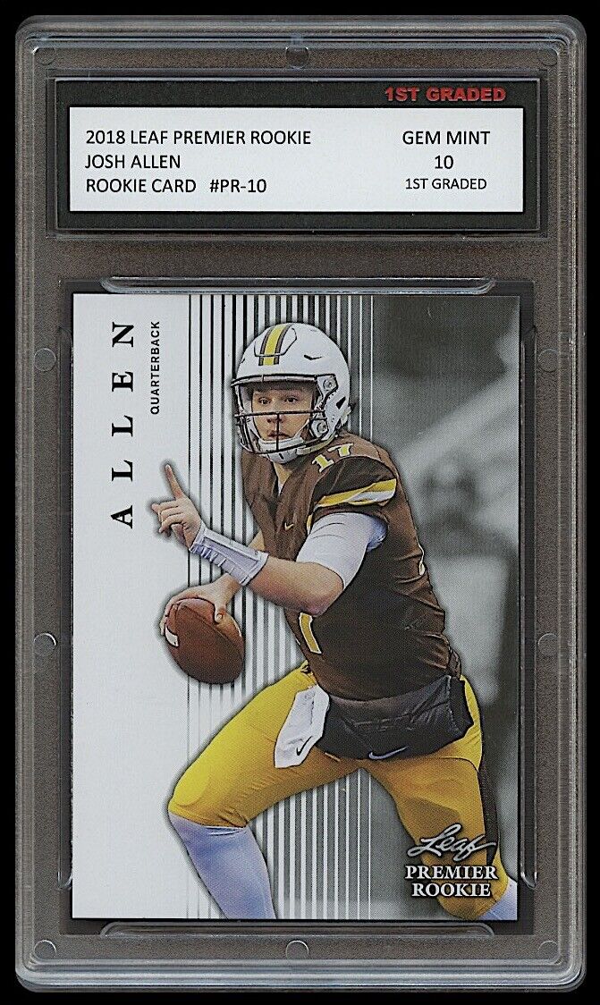 Josh Allen 2018 Leaf Premier Rookie Card #PR-10 (Gem Mint 10)