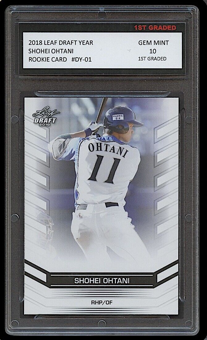 Shohei Ohtani 2018 Leaf Draft Year Rookie Card #DY-01 (Gem Mint 10)