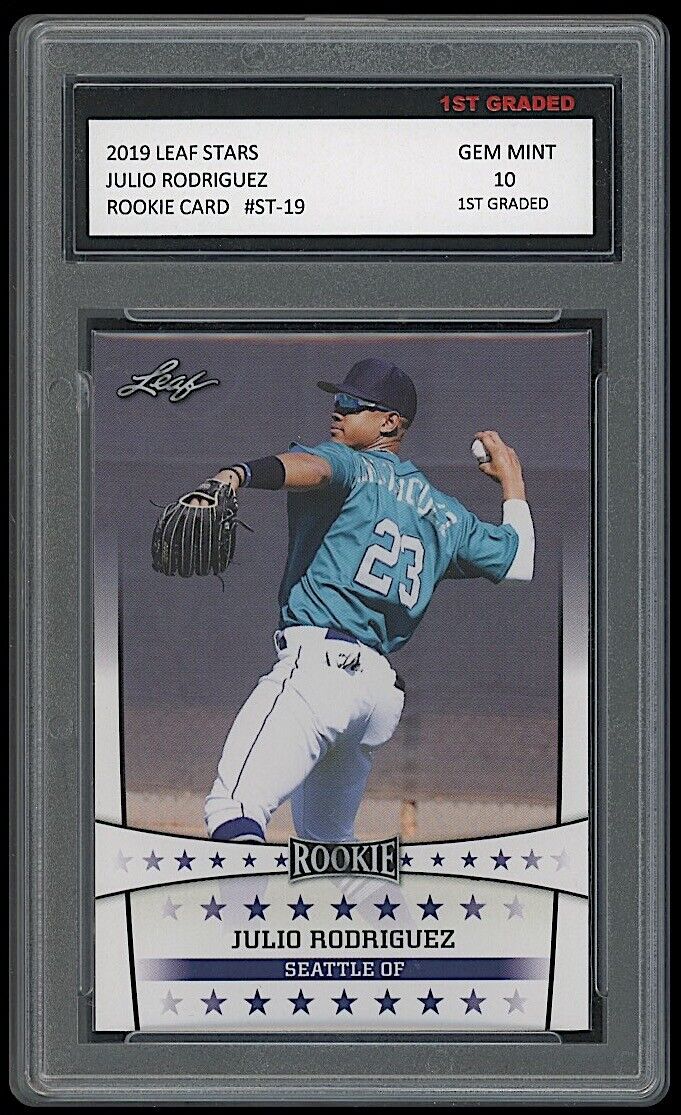 Julio Rodriguez 2019 Leaf Stars Rookie Card #ST-19 (Gem Mint 10)