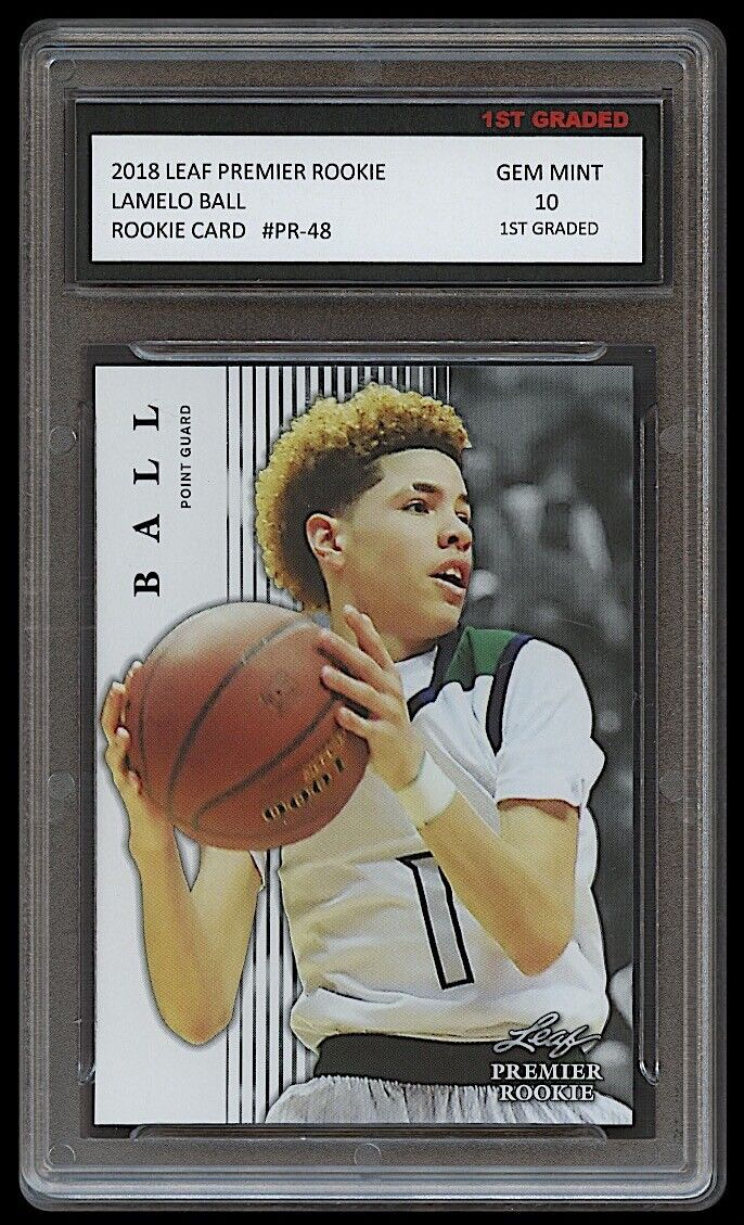 LaMelo Ball 2018 Leaf Premier Rookie Card #PR-29 (Gem Mint 10)