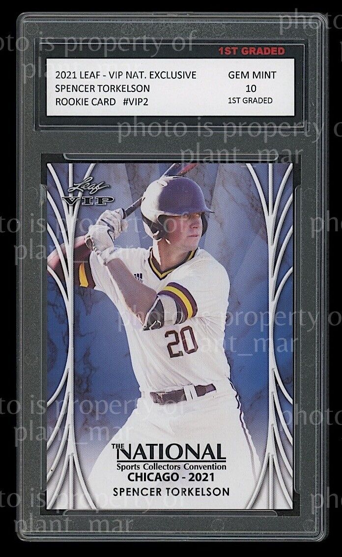 Spencer Torkelson 2021 Leaf Vip National Convention Rookie Card #VIP2 (Gem Mint 10)