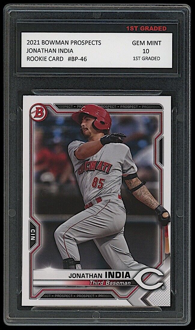 Jonathan India 2021 Bowman Prospects Rookie Card #BP-46 (Gem Mint 10)